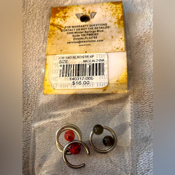 Morbid Metals body jewelry bellybutton rings - Picture 2 of 4